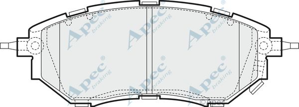 APEC BRAKING Jarrupala, levyjarru PAD1455